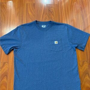 Carhartt Blue Short Sleeve Tee Classic Design